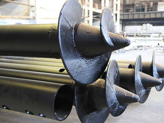 Свая винтовая стальная 76х2000 мм 1 - в «Монолит-Металлопрокат».