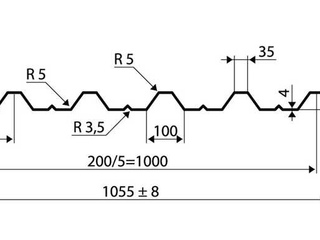 Профлист С8 0.8 мм RAL 6029 Мятно-Зеленый 1 - в «Монолит-Металлопрокат».