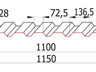 Профлист С21 0.6 мм RAL 8017 Шоколад 2 - в «Монолит-Металлопрокат».