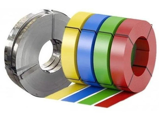 Штрипс с полимерным покрытием Satin Matt, толщина 0,50 мм, цвет RAL 9005