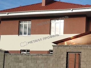 Металлочерепица Металл-Профиль Трамонтана-S 0,5 VikingMP® E RR 32 Темно-коричневый 4 - в «Монолит-Металлопрокат».