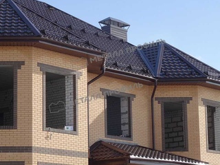 Металлочерепица Металл-Профиль Трамонтана-XL 0,5 PURETAN® RR 32 Темно-коричневый 6 - в «Монолит-Металлопрокат».