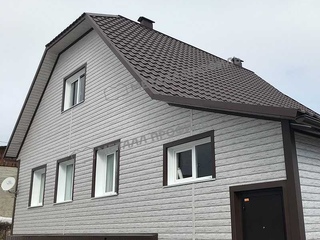 Металлочерепица Металл-Профиль Трамонтана-XL 0,5 VikingMP® E RR 32 Темно-коричневый 3 - в «Монолит-Металлопрокат».