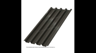 Профлист Металл Профиль Н60 0.5 NormanMP RR 32 Темно-коричневый A