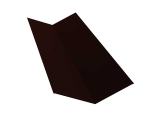 Планка ендовы верхней 145х145 0,5 Rooftop Matte RR 32 темно-коричневый 0 - в «Монолит-Металлопрокат».