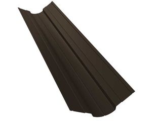 Планка ендовы верхней фигурной 70x70 0,45 Drap RR 32 темно-коричневый 0 - в «Монолит-Металлопрокат».